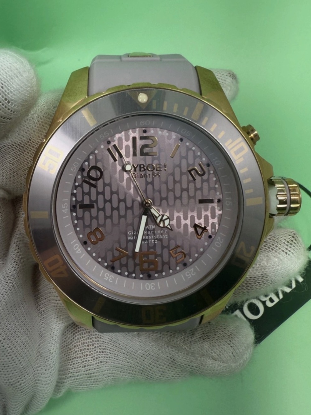 KYBOE! Giant Mariner 55mm Purple Water Resistance Quartz Watch RG.55-009.15